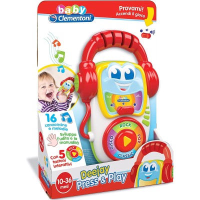 Clementoni 14982 - Baby Clem Dee Jay Press & Play