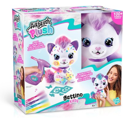 Airbrush Plush Gattino - Rocco Giocattoli 20289584