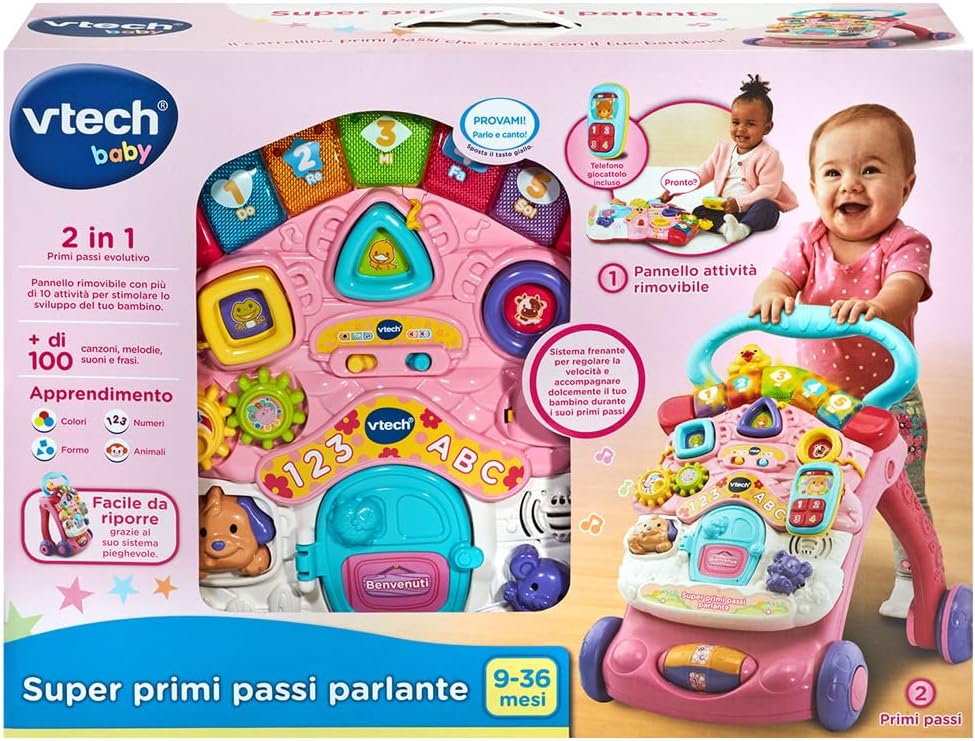 Vtech Primipassi Super 2 in 1 Girl 505659
