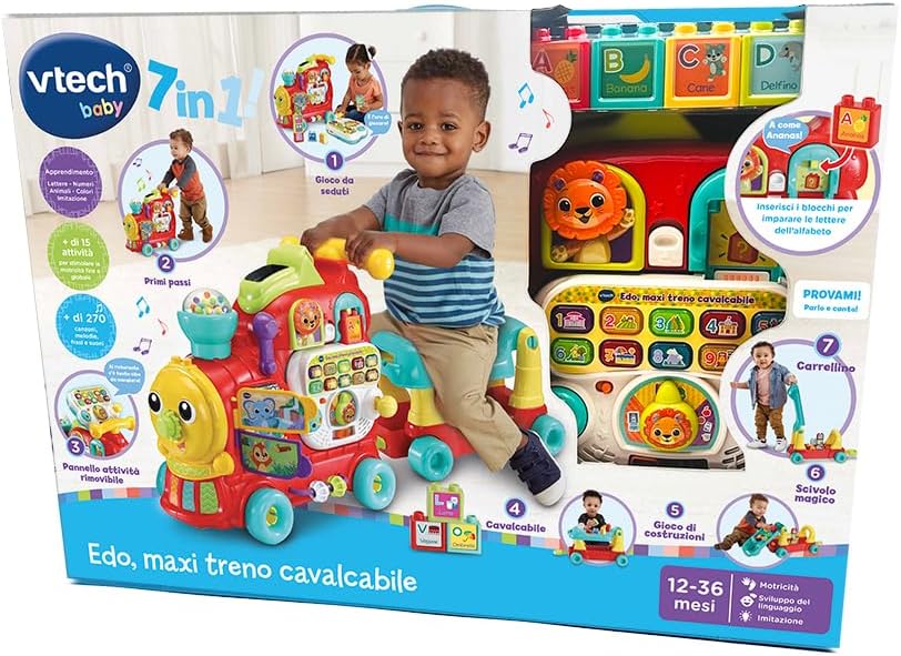 VTech Edo, Maxi Treno Cavalcabile - 547807