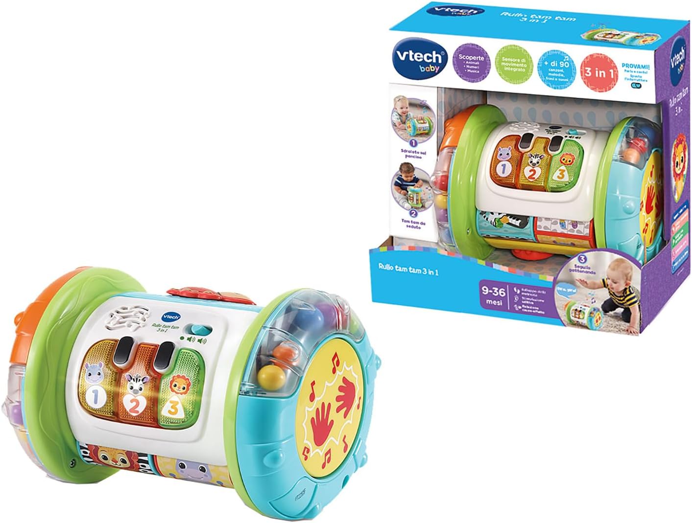 VTech Rullo Tam Tam, 3 in 1 - 562607