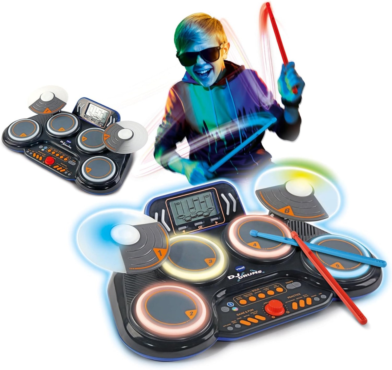 VTech Kidi DJ Drums, Batteria Elettronica - 572607