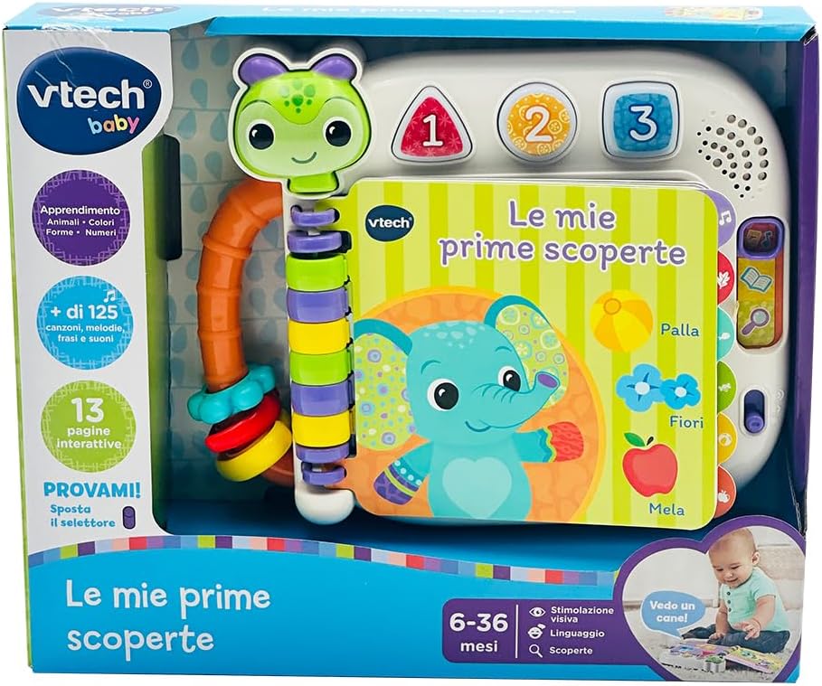 VTech Le Mie Prime Scoperte, Libro Interattivo - 574207