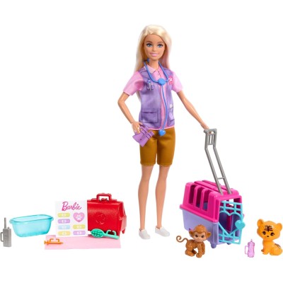 Mattel Barbie Trasportino Animali HRG50