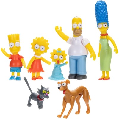 Simpson Personaggi Articolati 6 CM 7 Pezzi 175394