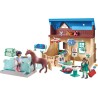 PLAYMOBIL Horses of Waterfall Stalla con Veterinario - 71352 