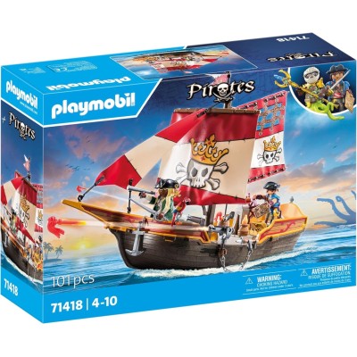 PLAYMOBIL Pirates Nave Pirata - 71418 