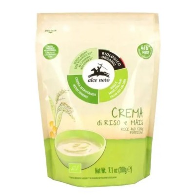 Alce Nero Crema di Riso e Mais 200 Grammi BF200CR