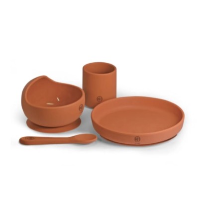 Jbimbi Set Pappa 4 Pezzi in Silicone Toffee 12397