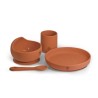 JBimbi Set Pappa 4 Pezzi in Silicone Toffee