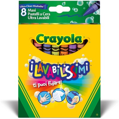 I Lavabilissimi Maxi Pastelli a Cera - Crayola 523282