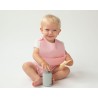 Kiokids Bavaglino in silicone Tinta Unita Rosa