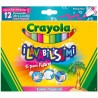 I Lavabilissimi 12 Pennarelli Colori Tropicali - Crayola 588335