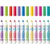I Lavabilissimi 12 Pennarelli Colori Tropicali - Crayola 588335