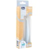 Chicco Cucchiaio in Silicone Grigio con Custodia 6828300