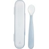 Chicco Cucchiaio in Silicone Grigio con Custodia 6828300