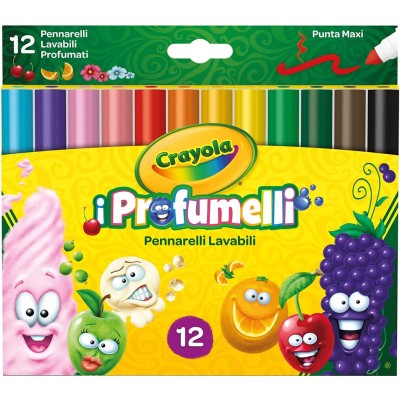 I Profumelli  12 Pennarelli Lavabili e Profumati - Crayola 588337