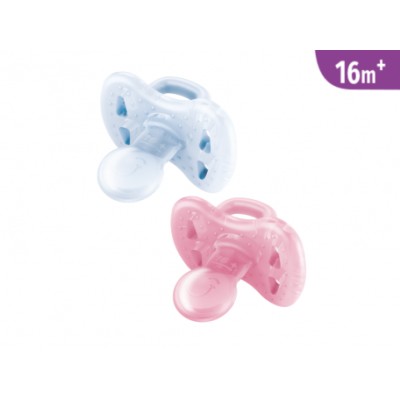JBimbi Succhietto JOY +16 Mesi - Rosa/Trasparente - 2 pz