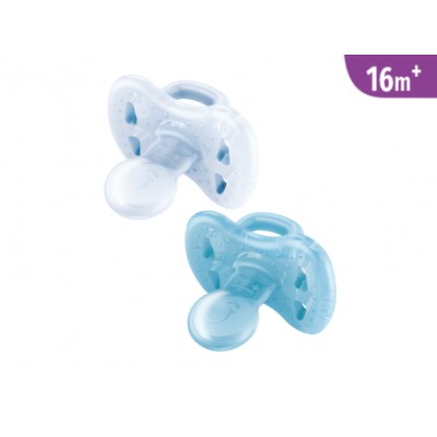 JBimbi Succhietto JOY +16 Mesi - Azzurro/Trasparente - 2 pz
