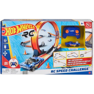 Hot Wheels Pista Speed con Auto Radiocomandata HXX45