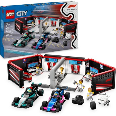 LEGO City Garage con Monoposto F1 - 60444