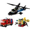 LEGO City 3in1 Elicottero, Autopompa e Sottomarino - 60462