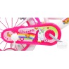 Bici Unicorno Bambina, Bianco-Rosa Misura 14" - Denver 19347