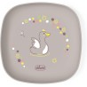 Chicco Ciotola + Piatto Piano Grigio 16002350