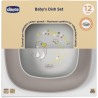 Chicco Ciotola + Piatto Piano Grigio 16002350