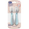 Chicco Posatine Inox +18 Mesi Azzurro 16102250