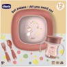 Chicco Set Pappa +12 Mesi Rosa 16201150