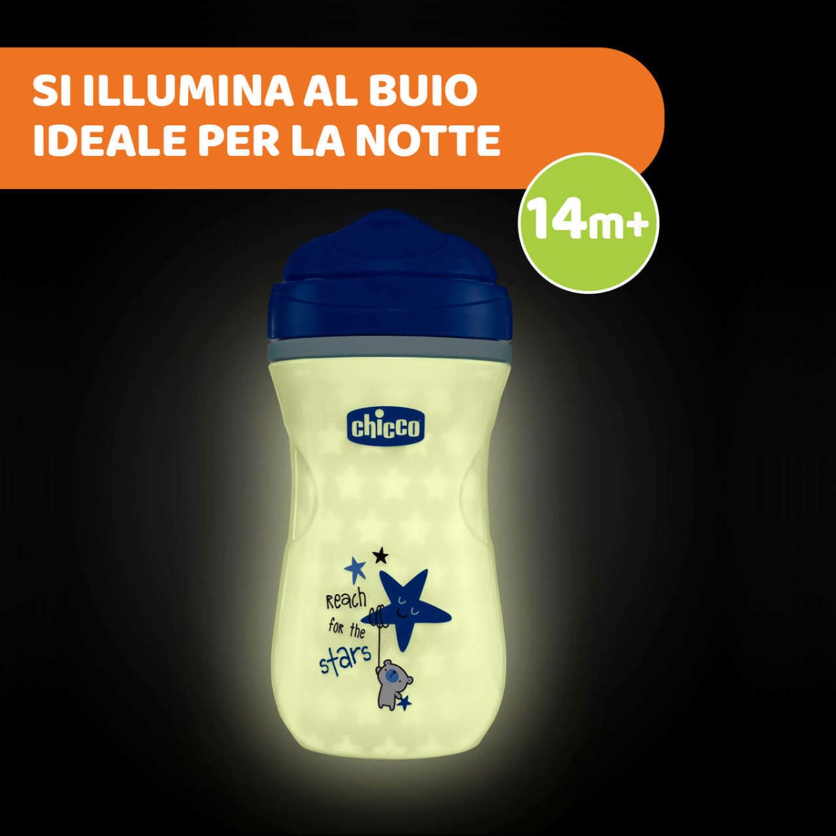 Chicco Tazza Active +14 Mesi Glowing 