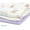 Kiokids Mussolina in Bambù 3pz - Lavanda