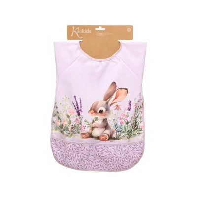 Kiokids Bavaglino c/maniche Coniglio Lavanda