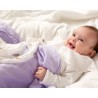 Kiokids Mussola in Bambù 2pz - Lavanda/Bianco