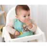 Kiokids Bavaglino in silicone Orso Salvia