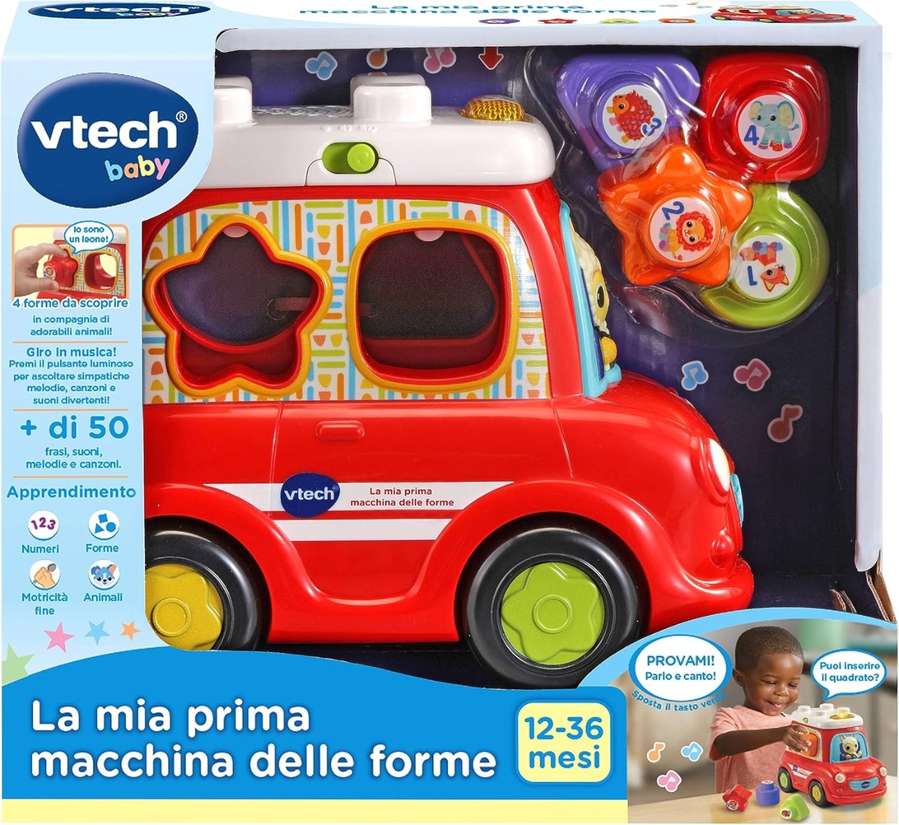 Vtech La Mia Prima Macchina delle Forme 537407