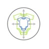 Jbimbi Body 0-36 Mesi Estivo Bianco