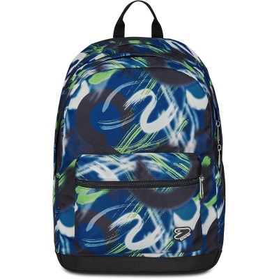 Seven Zaino Scuola Pro XXL con Cuffie Wireless, Blu - 102516550