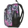 Seven Zaino Scuola Pro XXL Detach con Cuffie Wireless, Nero Fucsia - 102518899
