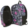 Seven Zaino Scuola Pro XXL Detach con Cuffie Wireless, Nero Fucsia - 102518899
