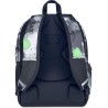 Seven Zaino Scuola Dual Detach, Nero Verde, Doppio Scomparto da 32 L - 102523