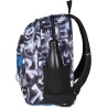 Seven Zaino Scuola Dual, Grigio Azzuro, Doppio Scomparto Da 31 L - 102547