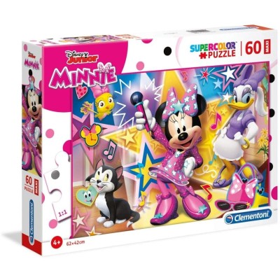 Puzzle Minnie Happy Helper 60 Pezzi Maxi Multicolore - Clementoni 26443