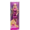 Barbie - Bambola Fashionistas Con Capelli Biondi e Abito Rosa - HYT88