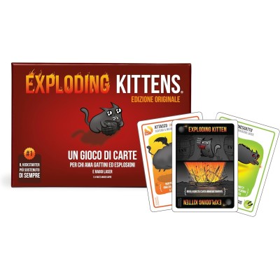 Asmodee - Gioco di Carte Exploding Kittens - 8540 gioco di società