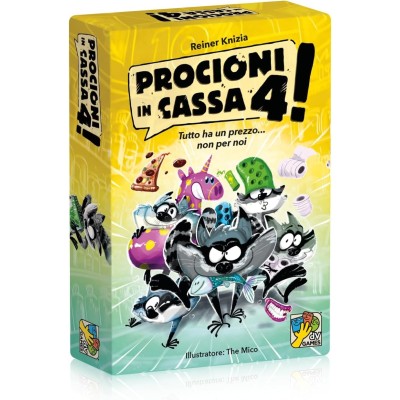 dV Giochi Procioni in cassa 4! Gioco Da Tavolo - DVG9072