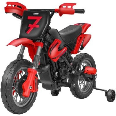 MOTO ELETTRICA CROSS 12V ROSSA
