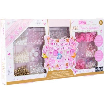 Nice Perline Abc Flower Bouquet 500pz