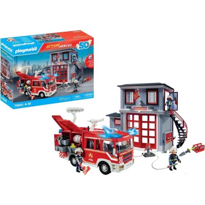 Playmobil Action Heroes Mega Set Vigili Del Fuoco - 71603